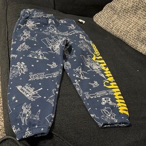 Disney Space Adventure Kids Joggers - Navy and Yellow